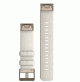 QuickFit® 20 Watch Bands - Cream heathered nylon, cream gold hardware - 010-13102-07 - Garmin